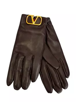 Кожаные перчатки VLogo Signature с литой символикой
