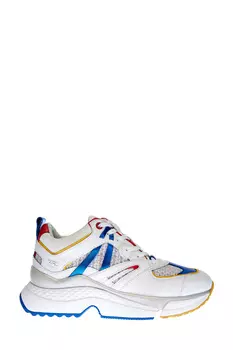 Кроссовки Aventur Delta из кожи и твида на сегментированной подошве