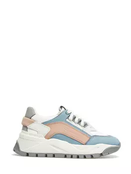 Кроссовки из нубука и кожи с многослойной подошвой