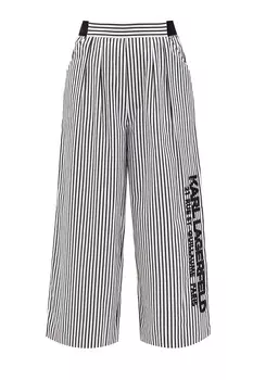 Кюлоты из легкого хлопка с объемным принтом Rue St-Guillaume