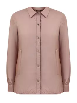 Куртка из сатиновой тафты с мягкой стеганой подкладкой и разрезами