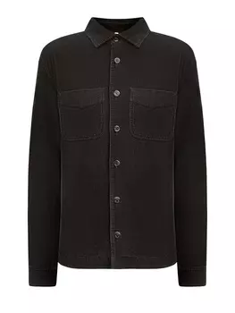 Куртка-рубашка из хлопкового и кашемирового вельвета