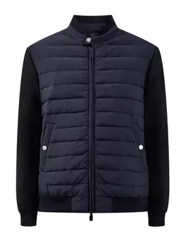 Куртка в стиле casual из стеганого нейлона и шерсти