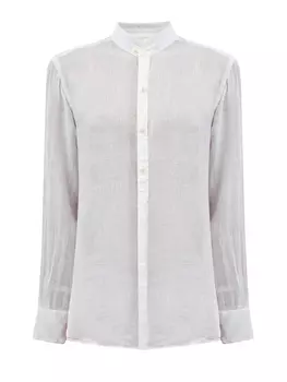 Льняная рубашка Klarke с воротником-мандарин