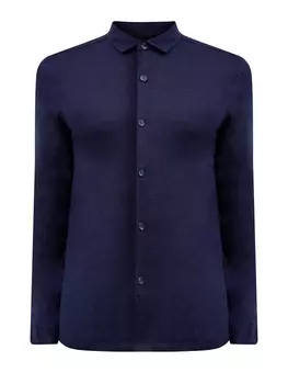 Льняная рубашка в стиле sprezzatura с длинными рукавами