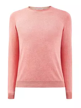 Лаконичный джемпер из хлопка и кашемира