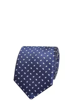 Лаконичный галстук с контрастным мотивом