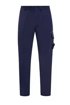 Легкие брюки из льняной ткани Fissato с карманами в стиле карго