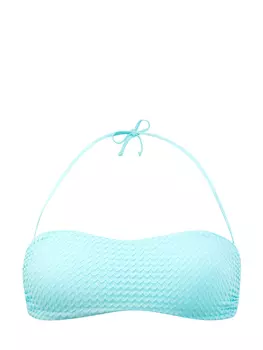 Лиф-бандо с фактурным узором и тонкими завязками