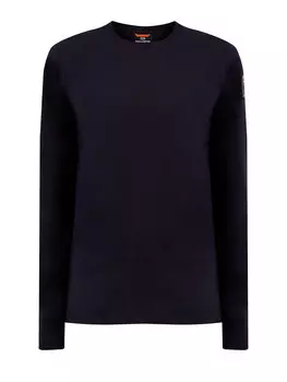 Лонгслив из хлопкового джерси с нашивкой PJS на рукаве