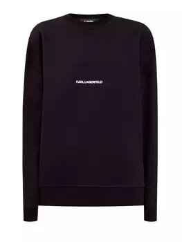 Монохромный oversize-свитшот из хлопкового футера