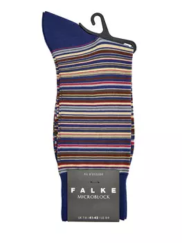 Носки из эластичного хлопка Microblock в полоску