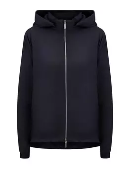 Объемная ветровка с влагозащитной обработкой и съемным капюшоном