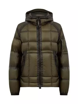 Объемный пуховик из нейлона D.D. Shell с капюшоном и линзой