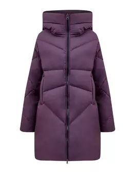 Объемный пуховик из водоотталкивающего стеганого нейлона Silky Dull