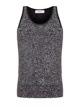 Облегающий топ Bling с серебристыми пайетками