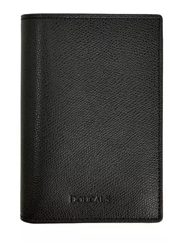 Обложка для паспорта из крупнозернистой кожи с тиснением