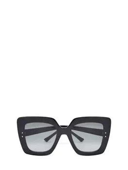 Очки-oversize в матовой квадратной оправе с глиттером