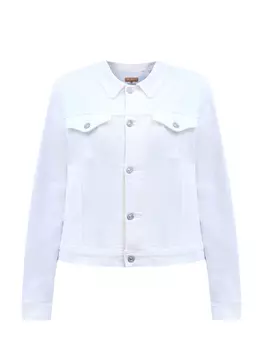 Однотонная джинсовая куртка Trucker из денима Luxe Vintage