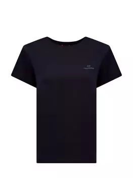 Однотонная футболка Easy Tee из хлопка с объемным логотипом