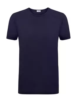 Однотонная футболка из эластичного хлопка джерси