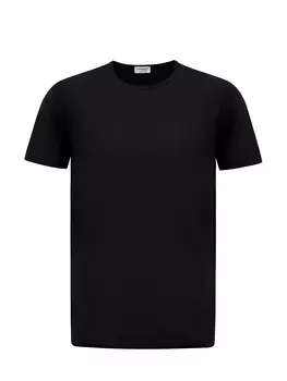 Однотонная футболка из эластичного хлопка джерси