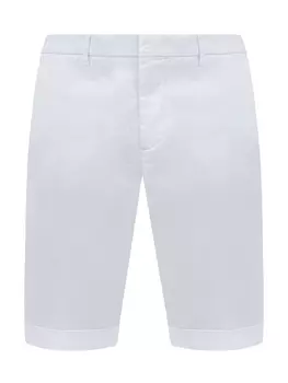 Однотонные бермуды в стиле sprezzatura из хлопка