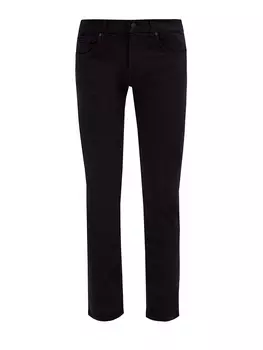 Однотонные джинсы из эластичного хлопка и модала