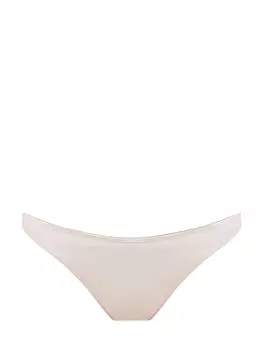 Однотонные плавки из гладкой быстросохнущей ткани с нашивкой