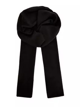 Однотонный шарф из теплой шерсти и кашемира