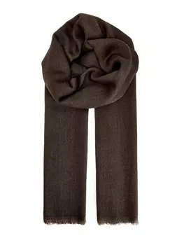 Однотонный шарф ручной работы из кашемира и шелка