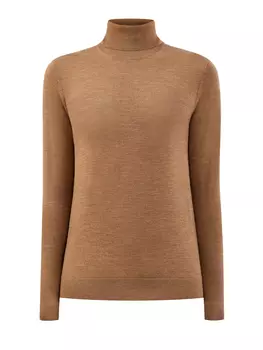 Однотонный шерстяной джемпер