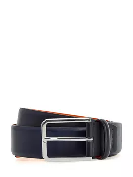 Окрашенный вручную ремень из телячьей кожи