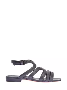 Открытые сандалии из мягкой матовой кожи