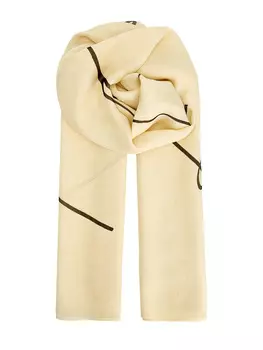 Палантин из тонкого струящегося шелка с элегантным принтом