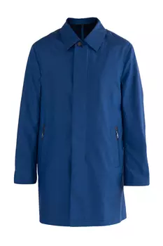 Плащ классической длины из тонкой шерсти и шелка