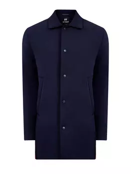 Плащ из матового влагозащитного нейлона с утепляющей прослойкой