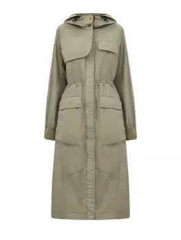 Плащ Parachute из влагозащитного нейлонового рипстопа с капюшоном