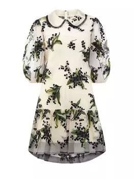Платье из тюля «пуэн-деспри» с вышивкой May Lily