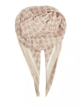 Платок K/Monogram из тонкого модала и бамбука с бахромой