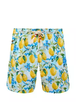Плавательные шорты Lighting 70 с принтом Majolica и кулиской