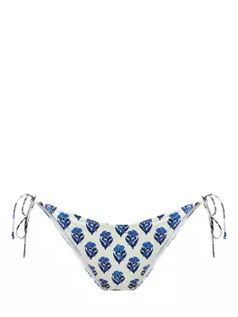 Плавки-бикини Leah Virgo с флористическим принтом