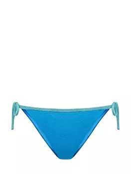 Плавки-бикини с мерцающей нитью ламе и завязками