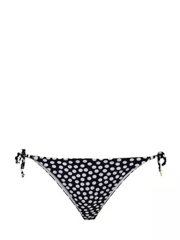 Плавки-бикини с тонкими боковыми завязками и принтом Dot