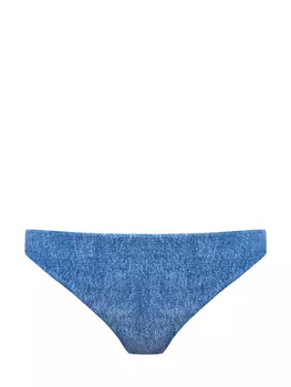 Плавки-слипы из эластичной быстросохнущей ткани в цвете денима