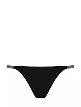 Плавки-танга с декором из мерцающих стразов