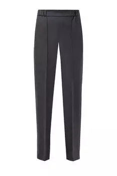 Прямые брюки с мерцающими лампасами