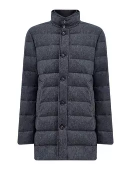 Пуховик 2 в 1 из стеганой шерсти с внутренней съемной вставкой