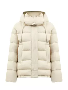 Пуховик из стеганого нейлона со съемным капюшоном