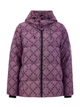 Пуховик K/Monogram из водоотталкивающей ткани со съемным капюшоном